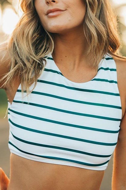 Striped Game-Changer Bikini Swimwear