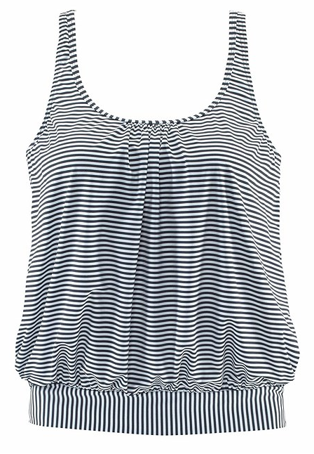 Striped Loose Tankini Set