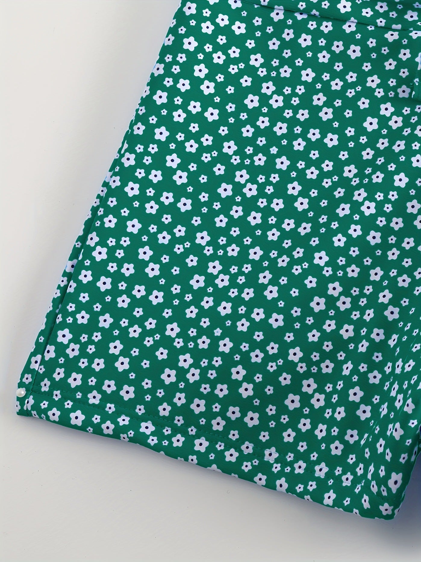 Women's Floral Bikini with Shorts - High Waisted Two Piece Bathing Suit