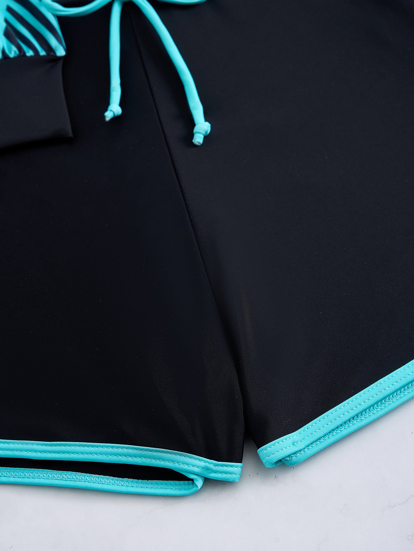 Tropical Vibes Azure Wave Outfit Two-Piece Swimwear