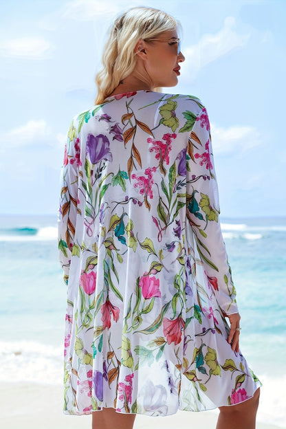 The New Fashion Cover-Up With A Bow Beach Square Pants And Bikini Three-Piece Swimsuit