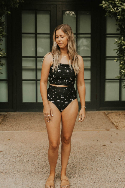 Dahlia Top With High-Waisted Bottoms