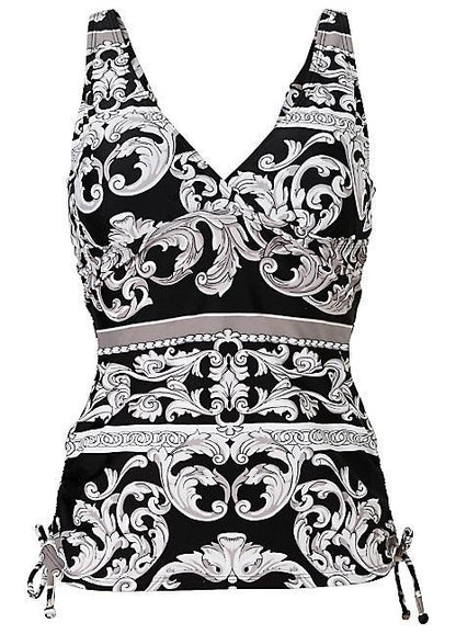 Baroque Printed Tankini Set